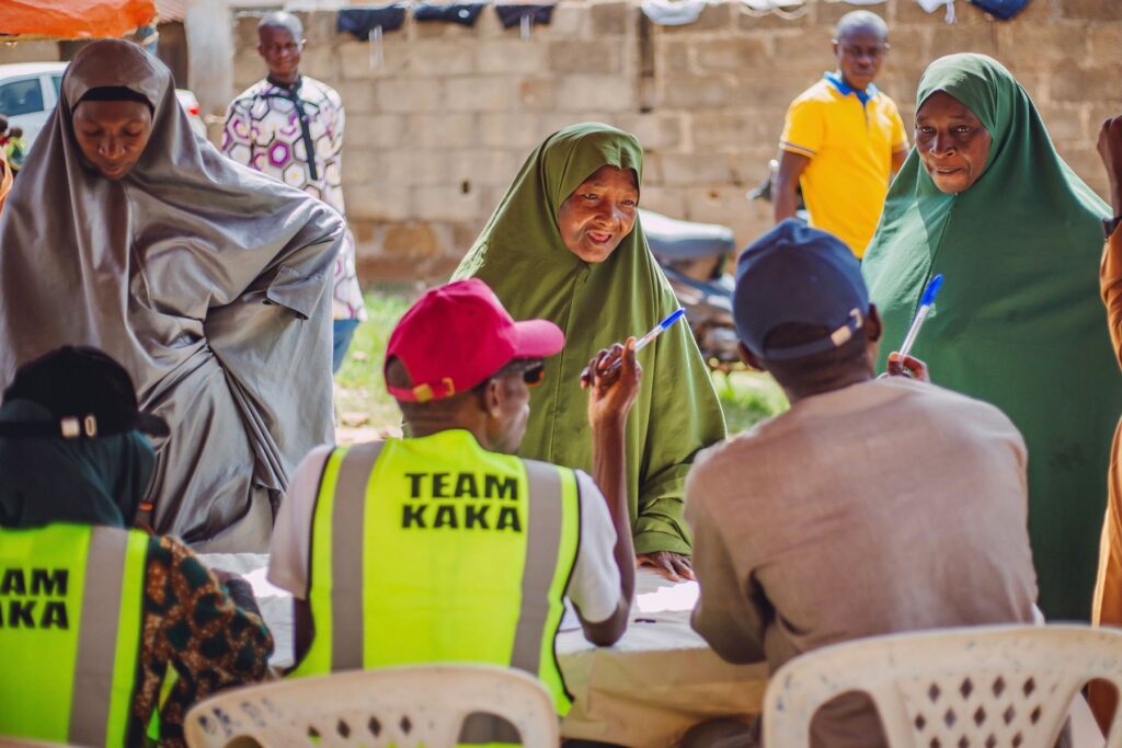 Community engagement meeting in Kaduna, Nigeria