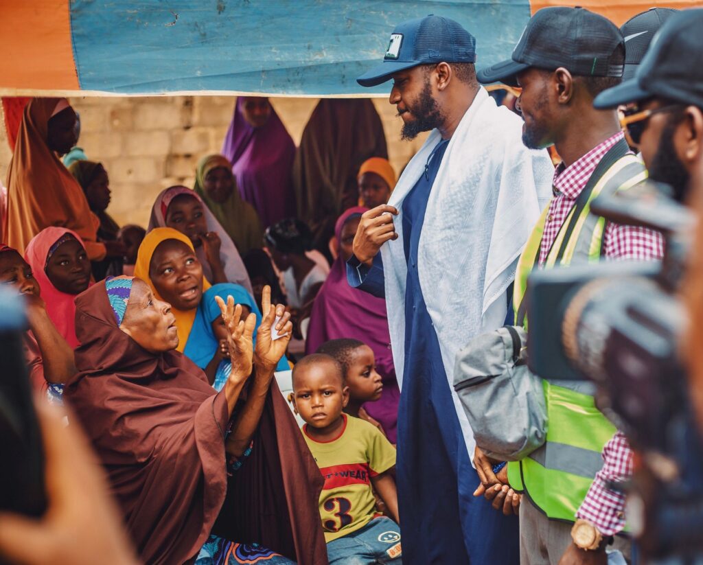 Outdoor community engagement in Kaduna