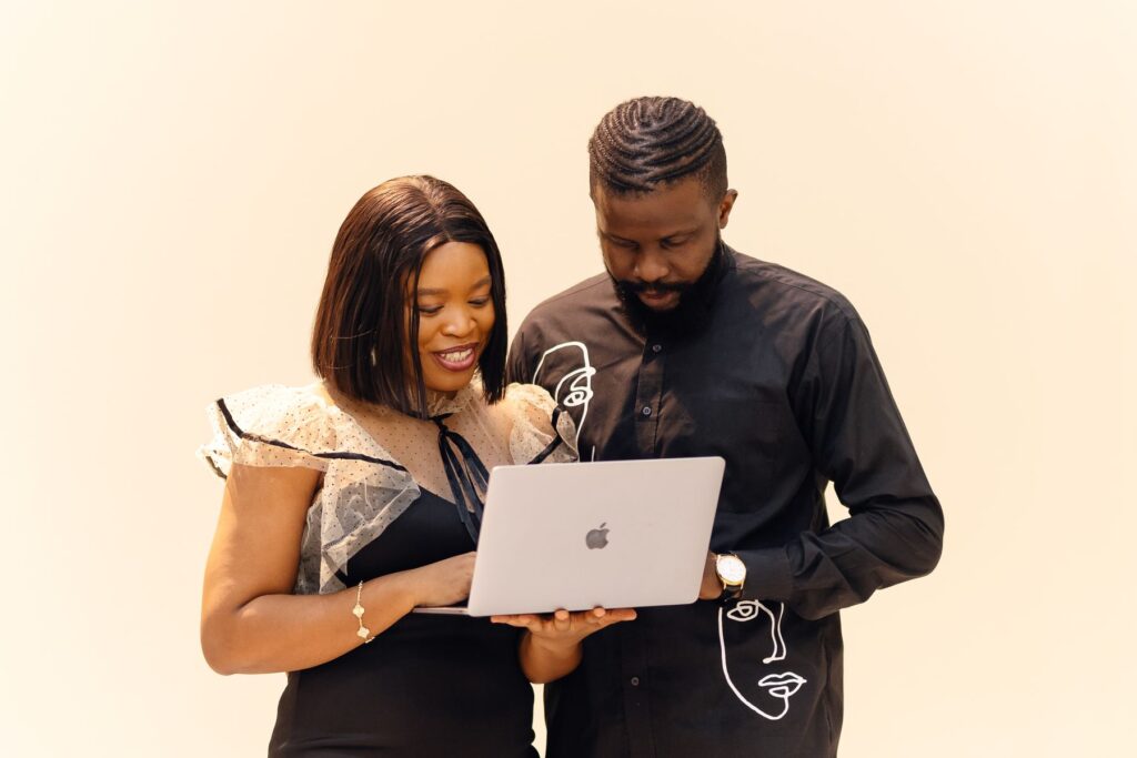 African professionals collaborating in Lagos